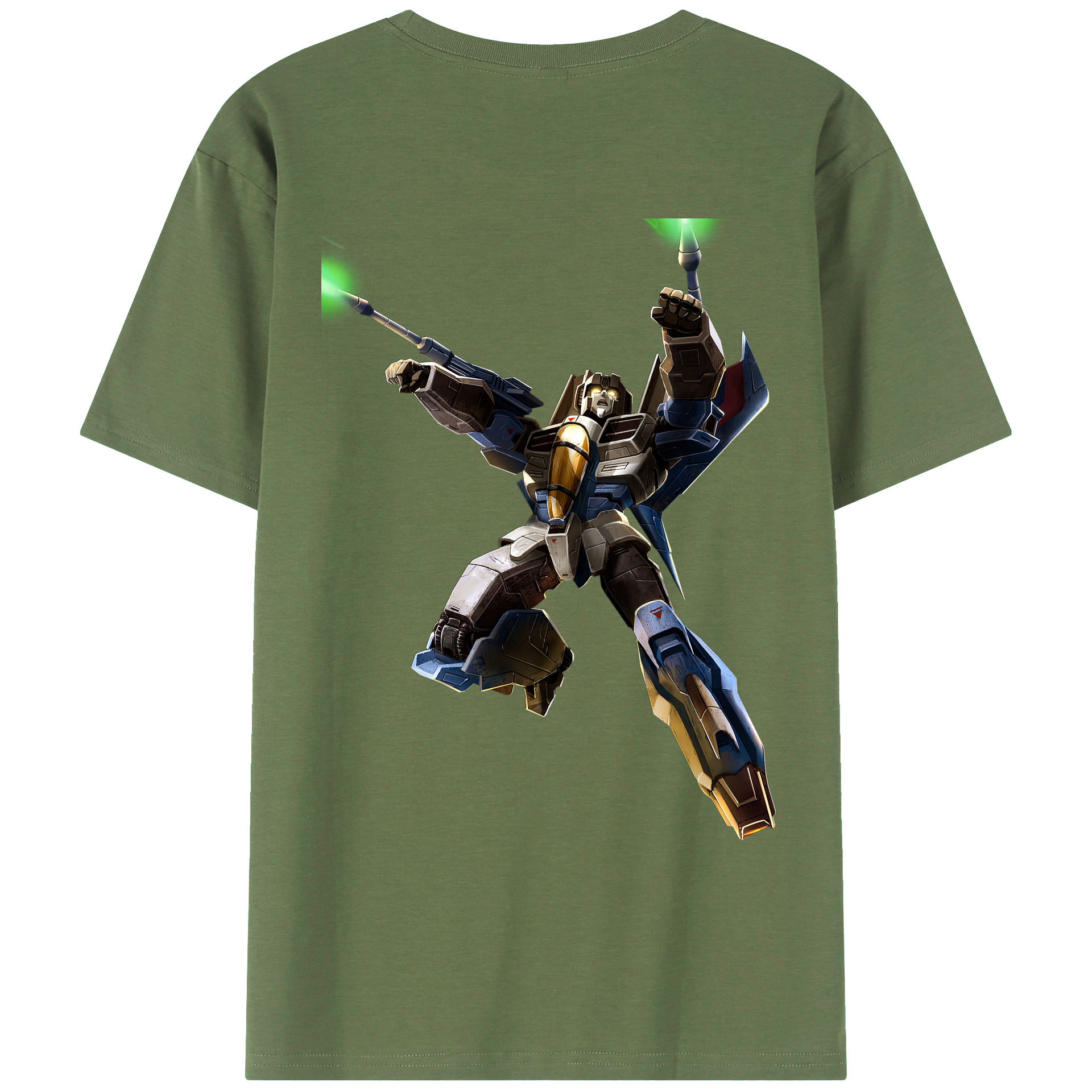 （画像用）  綿100％ メンズ半袖Tシャツ（バックプリント） 通気性